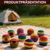 6er Set Wurfspiel Säckchen, handgewebt, mehrfarbig, Produktbild-Vorschau 6