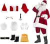 Weihnachtsmannkostüm 11-teilig Professionell Bequem Rot XL Produktbild-Vorschau 1