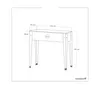 Herstera Garden Metall Hochbeet Urban Silber 100x40x84 cm Produktbild-Vorschau 6