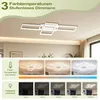 VA-Cerulean, plafoniera LED geometrica, bianca, 72W, Anteprima dell’immagine prodotto 4