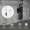 LuxeBath Heizstab 1200W Anthrazit mit Thermostat & LCD Produktbild-Vorschau 2
