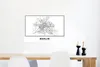 MuchoWow® Poster Schwarz und weiß - Deutschland - Karte - Produktbild-Vorschau 5