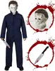 Michael Myers Halloween Kostüm mit Maske und Messer Cosplay Produktbild-Vorschau 3