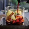 15l Glas-Kochtopf mit Deckel - hitzebeständiger Gemüse- und Produktbild-Vorschau 3
