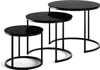 Couchtisch-Set Vicco Montreal Glas 55 x 55 cm 3 Teile, Produktbild-Vorschau 1