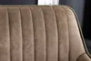 Design Sitzbank TURIN 160cm taupe schwarz Metallbeine mit Produktbild-Vorschau 6