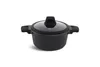Pentole nere INDUCTION GLASS LID 10 pezzi set di pentole Anteprima dell’immagine prodotto 11
