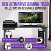 Avalo Gaming Schreibtisch - 160x100x75 cm - L Förmig Produktbild-Vorschau 2