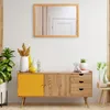 Relaxdays Wandspiegel, Bambus Rahmen, HxB: 80 x 60 cm, Produktbild-Vorschau 6