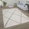 Paco Home Teppich Wohnzimmer Skandi Rauten Muster Modern Produktbild-Vorschau 1