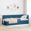 vidaXL Rohový rám postele s čelem modrý 80 cm x 200 cm Náhled obrázku produktu 2