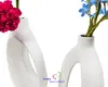 2-teiliges Vasen Set Blumenvase Dekovase Vase Romantik Produktbild-Vorschau 2
