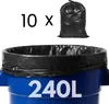 Černé vložky do odpadkových košů, těžké LDPE 240 l, 100 Náhled obrázku produktu 9