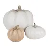 Clayre & Eef Décoration Citrouille Ø 17x13 cm Blanc Voir les images du produit 3