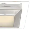 LED Deckenlampe, Chrom, verspiegelt, quadratisch, satiniert Produktbild-Vorschau 8