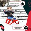 KOTARBAU® Luge Enfant Plastique Rouge Traineau Enfant Luge Voir les images du produit 8