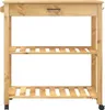 Kuchyňský vozík monza masivní borové dřevo Hnědá / 84 x 40 Náhled obrázku produktu 5