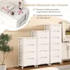 COSTWAY kast met 5 lades, opbergkast, commode met lades, Productafbeelding-voorbeeld 5