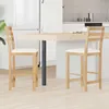 vidaXL: 2 sillas de comedor, madera de caucho maciza, color Vista previa de la imagen del producto 2