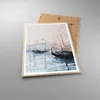 Gerahmtes Poster - Rahmen in heller Eiche - Venedig Produktbild-Vorschau 3