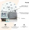 Muralo sada nálepiek na stenu do detskej izby GREY CLOUDS Náhľad obrázku produktu 7