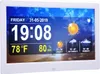 Orologio meteo WiFi 10in 100-240V bianco data temperatura Anteprima dell’immagine prodotto 2