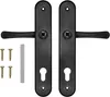 ADGO® Türgriffe 90 mm Langschildgarnitur Profilzylinder Produktbild-Vorschau 1