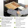WENKO Topfhandschuhe Mod. Ada Stripes Grau, Silikonstreifen Produktbild-Vorschau 3