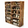 Cassa in legno fiammato 40x30x25 cm - Cassa per frutta Anteprima dell’immagine prodotto 1