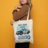 Aus Dem Weg Ich Bin Schon 10 Stoffbeutel Jutebeutel Canvas Produktbild-Vorschau 4