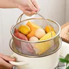 Edelstahl Dampfkorb, Ø 20cm Runde Mesh Dampfgarer Produktbild-Vorschau 4
