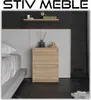 STIV Möbel | Nachttisch Sonoma Eiche 40x40x53,5 cm | 2 Produktbild-Vorschau 8