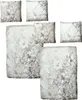 Baumwolle Satin Bettwäsche Blumen Grau 135x200 80x80: 4 Produktbild-Vorschau 2