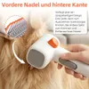 2-in-1 Haustier-Pflegekamm mit Drehbare Kamm nadel, Produktbild-Vorschau 2