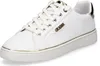A white Guess sneaker with gold accents is shown from a side angle against a white background. Produktbild-Vorschau