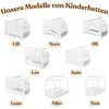 Kinderbett Leo mit Rausfallschutz und Lattenrost | 160x80 Produktbild-Vorschau 14