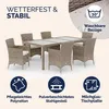 CASARIA® Polyrattan Gartenmöbel Set 7teilig Stühle Produktbild-Vorschau 3
