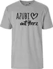 Huuraa Herren T-Shirt Azubi mit Herz M Sport Grey Bio Produktbild-Vorschau 2