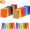 24 Stück Papier Geschenktüten Bunt Papiertüten Kraftpapier Produktbild-Vorschau 1