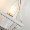 Nordic Industrial Wandleuchte Bradbury Antik Weiß Stahl 2 Produktbild-Vorschau 6