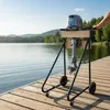 Stojak na silnik zaburtowy Relaxdays, przechowywanie i Podgląd zdjęcia produktu 2