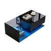 MODFU Couchtisch Wohnzimmertisch LED-Hochglanz-Desktop für Produktbild-Vorschau 8