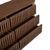 Merax Sideboard mit 6 Schubladen, Kommode Lamellen Design Produktbild-Vorschau 9