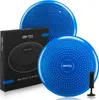 A product shot of two blue balance cushions and a box, with a pump visible. Náhľad obrázku produktu