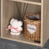 CASARIA® Libreria a 4 Scomparti 106x30x30cm Portata 40kg Anteprima dell’immagine prodotto 5