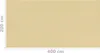 vidaXL Tapis de tente 200x400 cm Beige Voir les images du produit 8