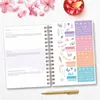Häfft-Timer Fancy 2026/2027 / A5 / Bleu & Rosé / Produktbild-Vorschau 7