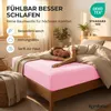 Komfortec Jersey Spannbettlaken 180x200 cm, 100% Baumwolle, Produktbild-Vorschau 4