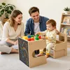 Montessori Tisch- und Stuhlset - Kindersitzgruppe aus Holz Produktbild-Vorschau 8