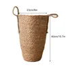 Geflochtener Blumenkorb,Geflochtene Körbe aus Stroh,Vase Produktbild-Vorschau 4